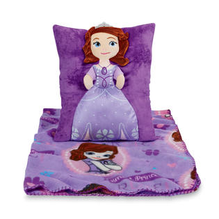 Disney Sofia The First Throw & Pillow Snuggle Set
