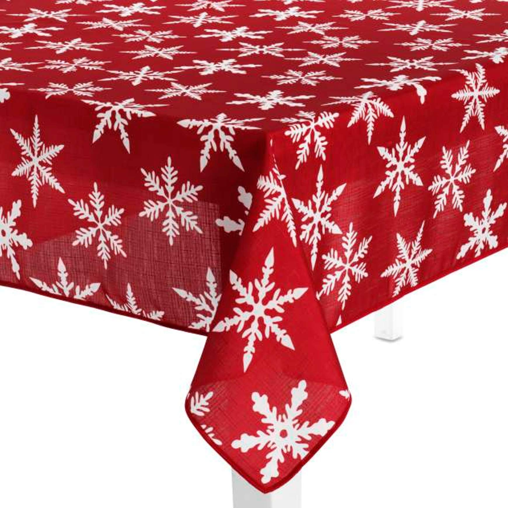Essential Home 60" x 84" Snowflake Tablecloth Home