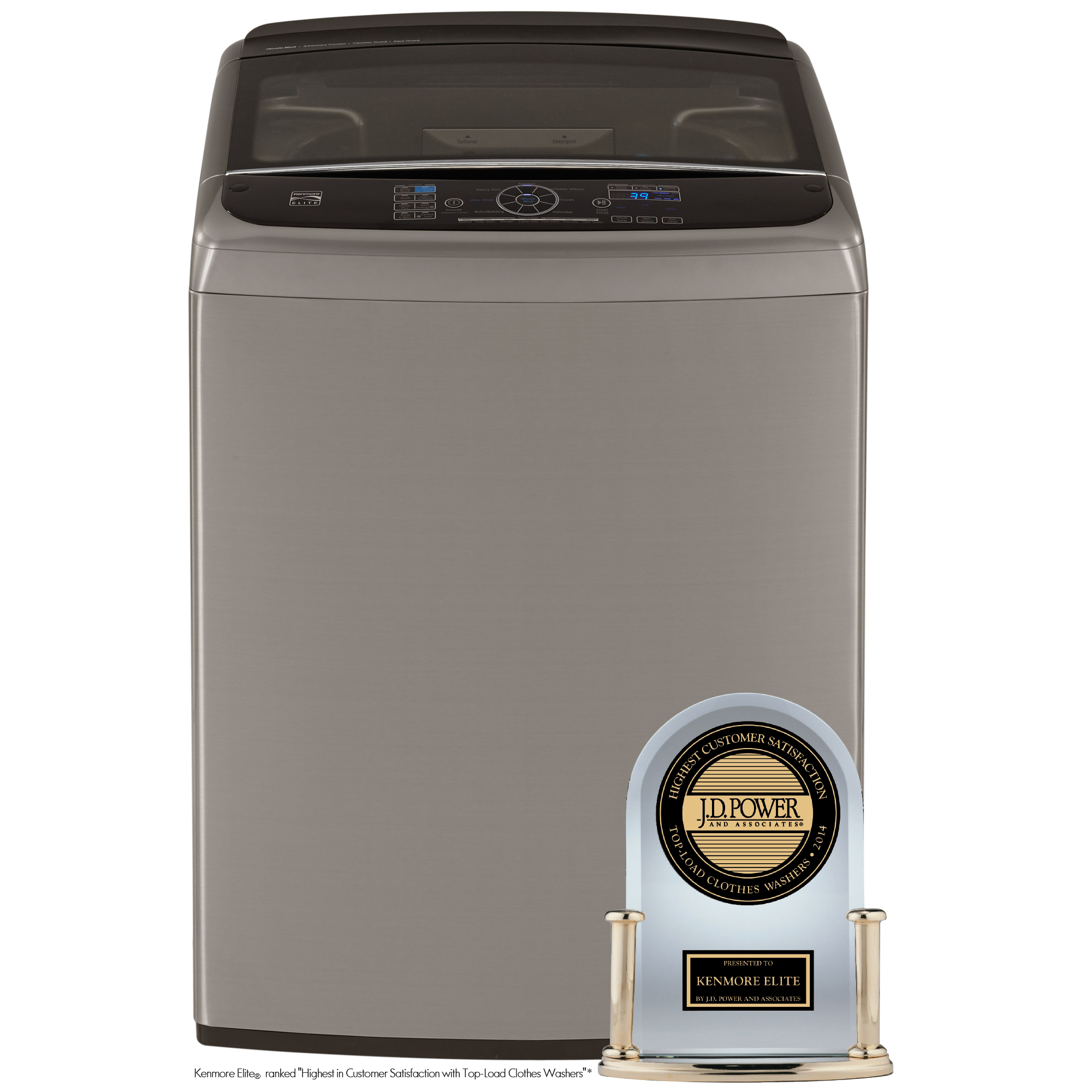 Kenmore Elite 5.2 cu. ft. TopLoad Washer w/ Steam & Ultra Wash Cycle