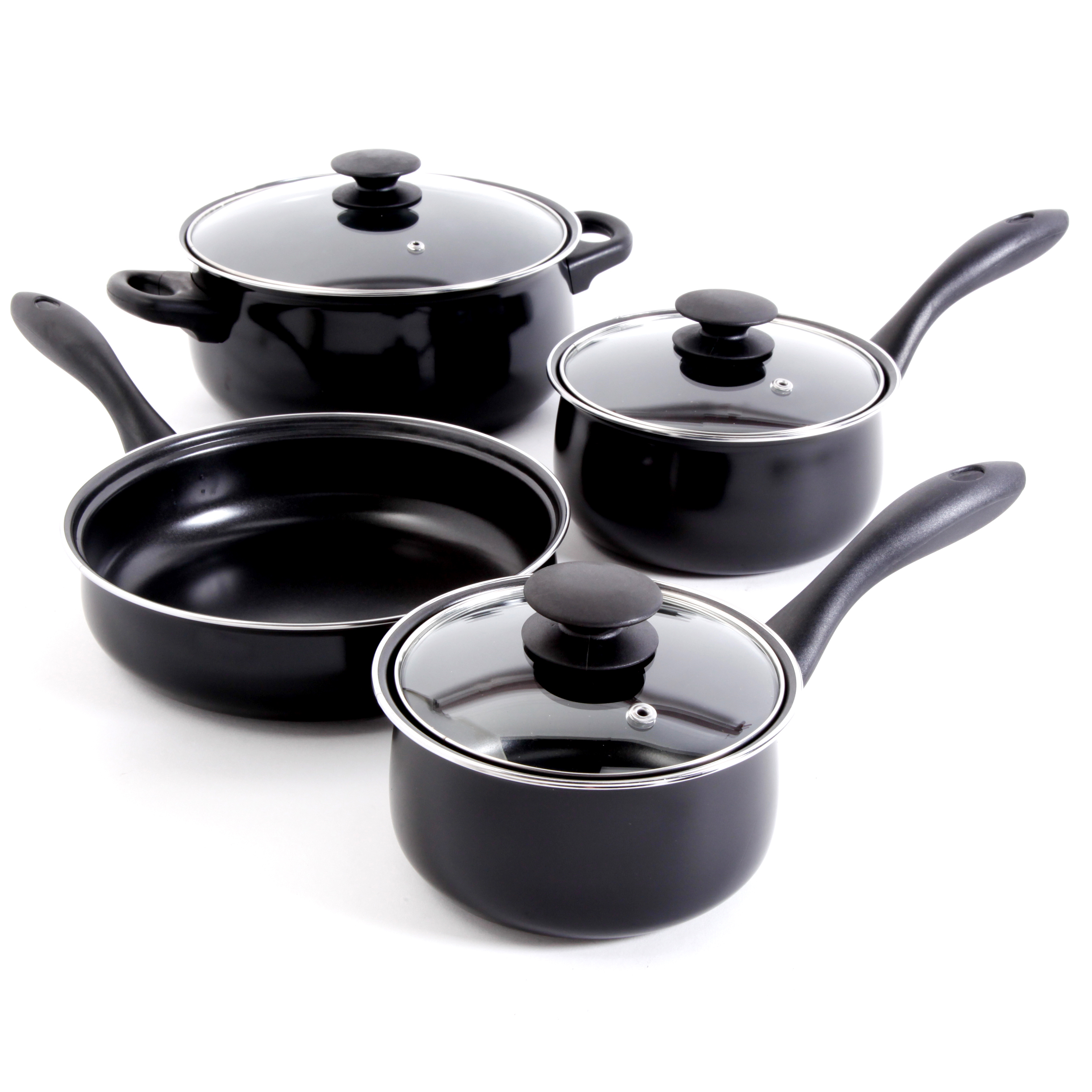 91901.07 7Piece Cookware Set Black Sears Outlet
