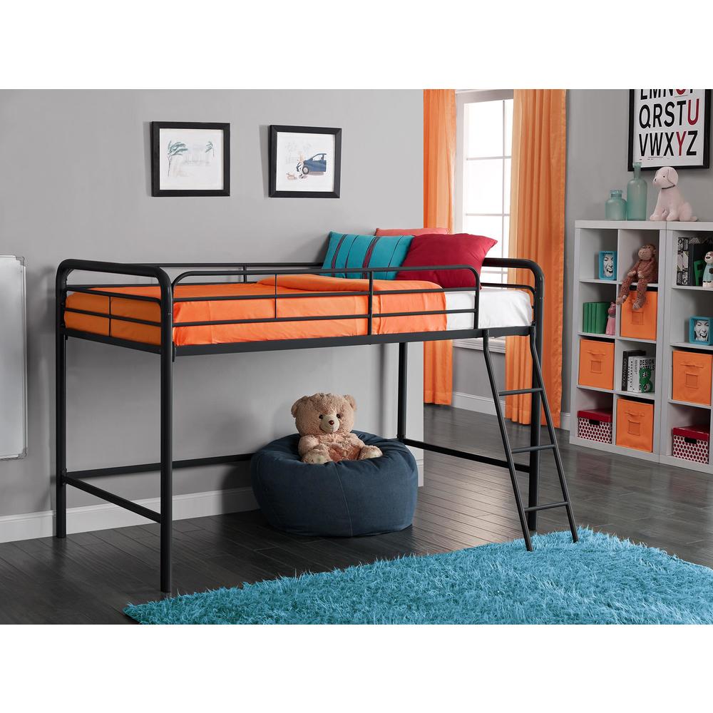 Junior Loft Bed Black