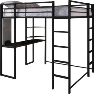 Dorel Home Furnishings Adobe Full Metal Loft Black - Home ...