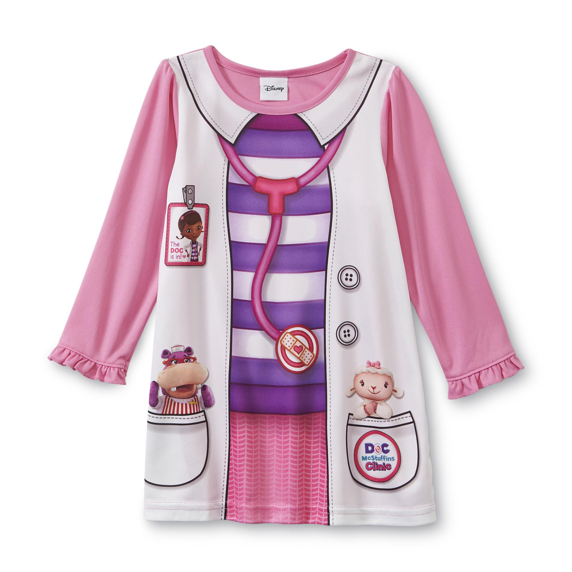 Disney Doc McStuffins Toddler Girl's Nightgown Lab Coat