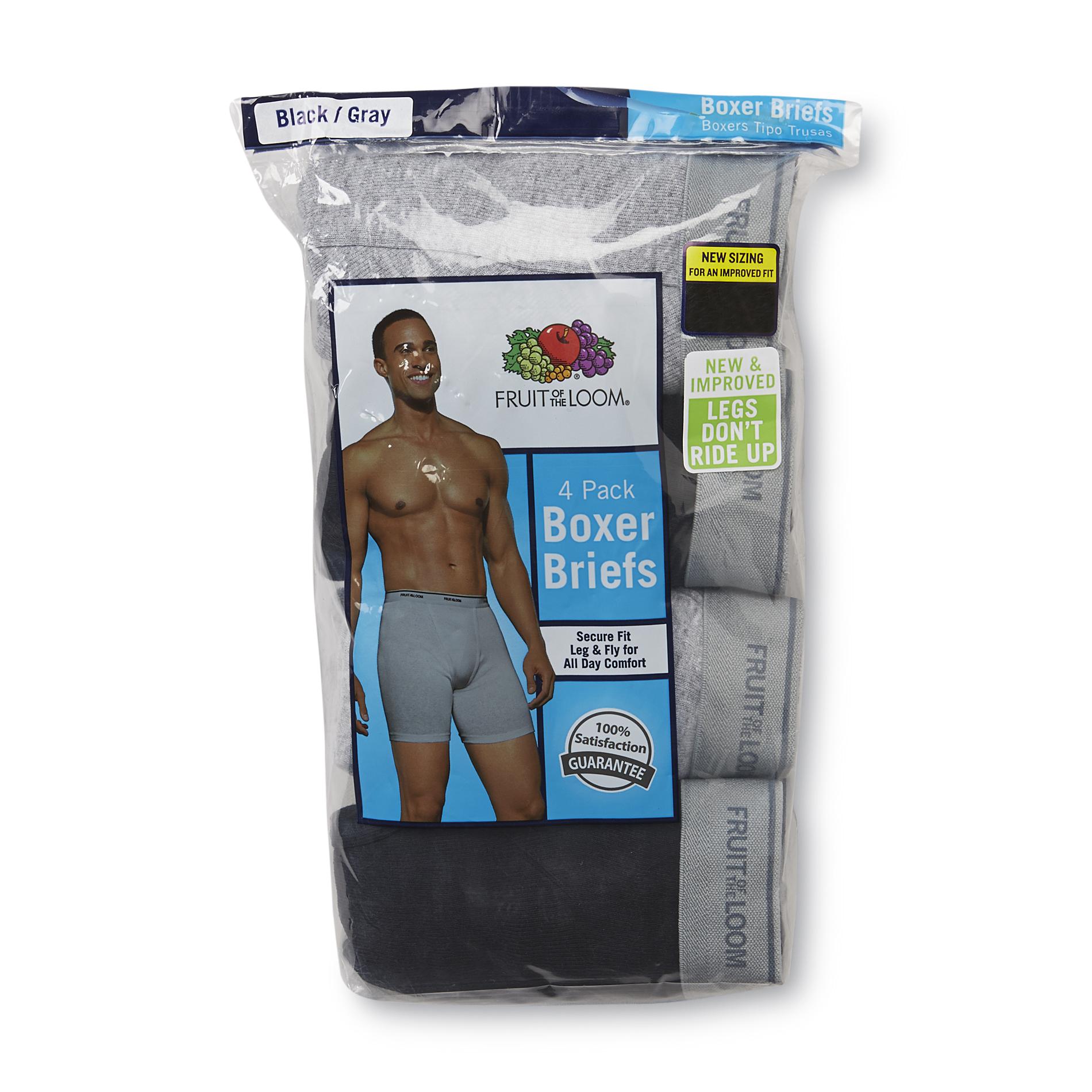 Fruit of the Loom Men's 4Pack Boxer Briefs