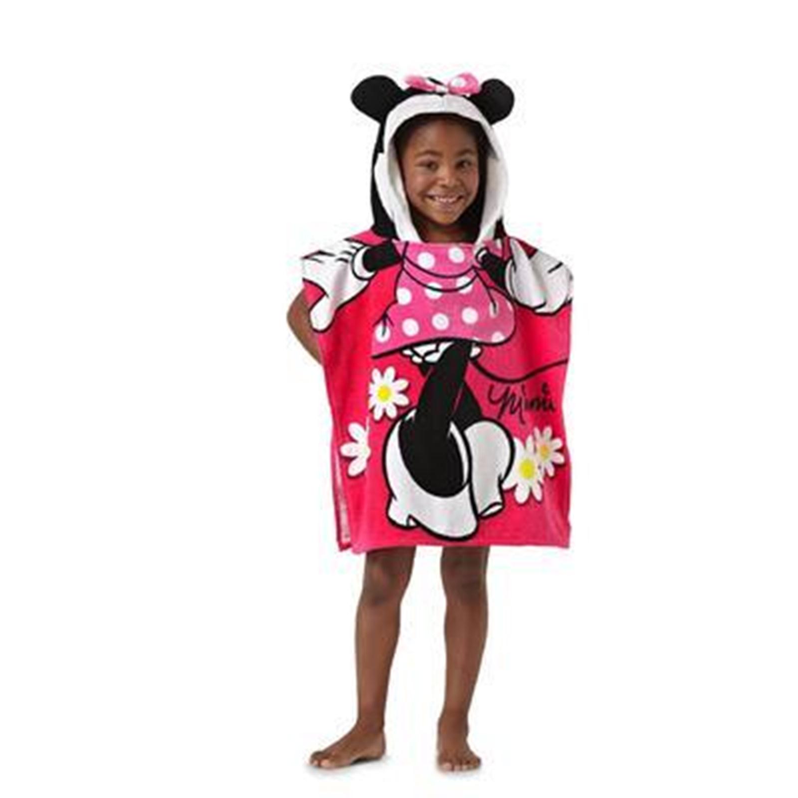 UPC 032281687397 product image for Disney Girl's Hooded Towel Poncho - Minnie Mouse | upcitemdb.com