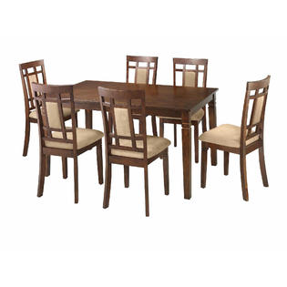 Essential Home 7 pc. Upholstered Seat Dining Set Let's Eat with Kmart