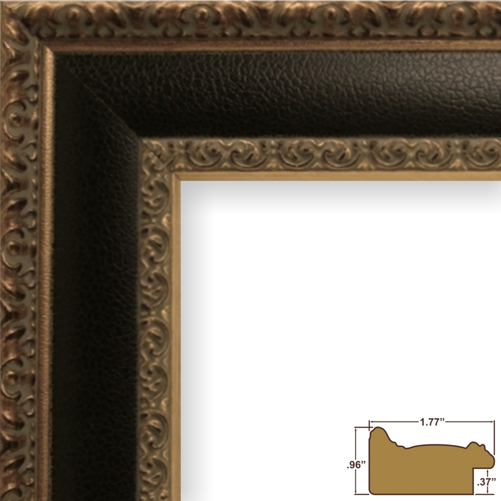Classic Distressed Solid Wood Picture Frame (96C)