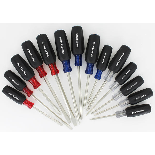 Craftsman 10210012 14 Pc Cushion Grip Screwdriver Set Sears