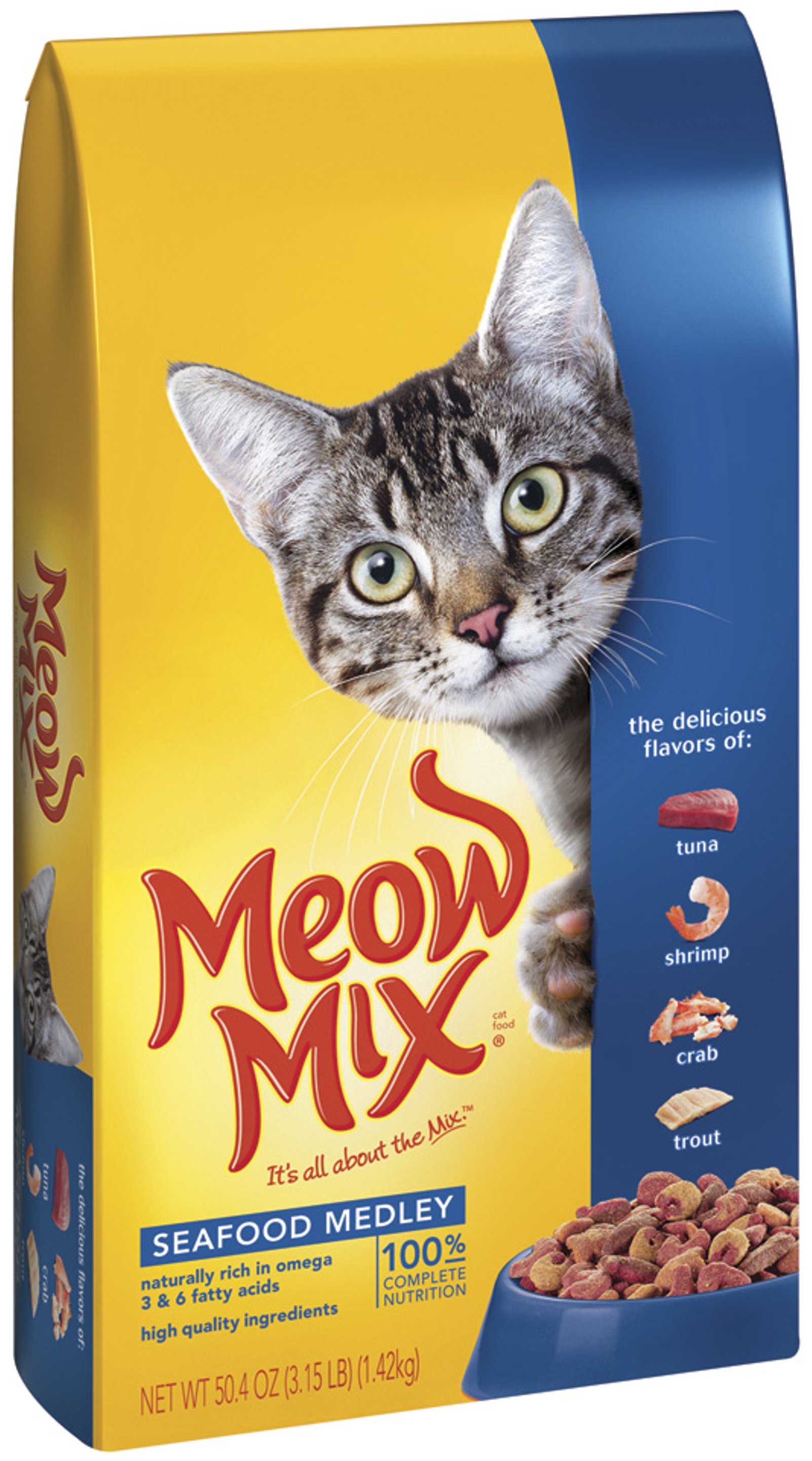 Meow Mix Dry Cat Food, 3.15 lbs