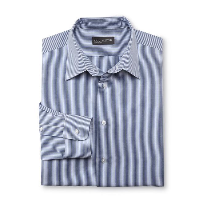 Covington Men's Dress Shirt Pinstriped