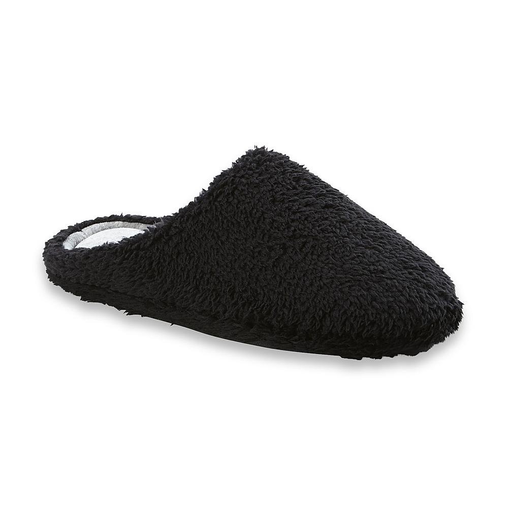 Women's Clog-Style Black Slipper