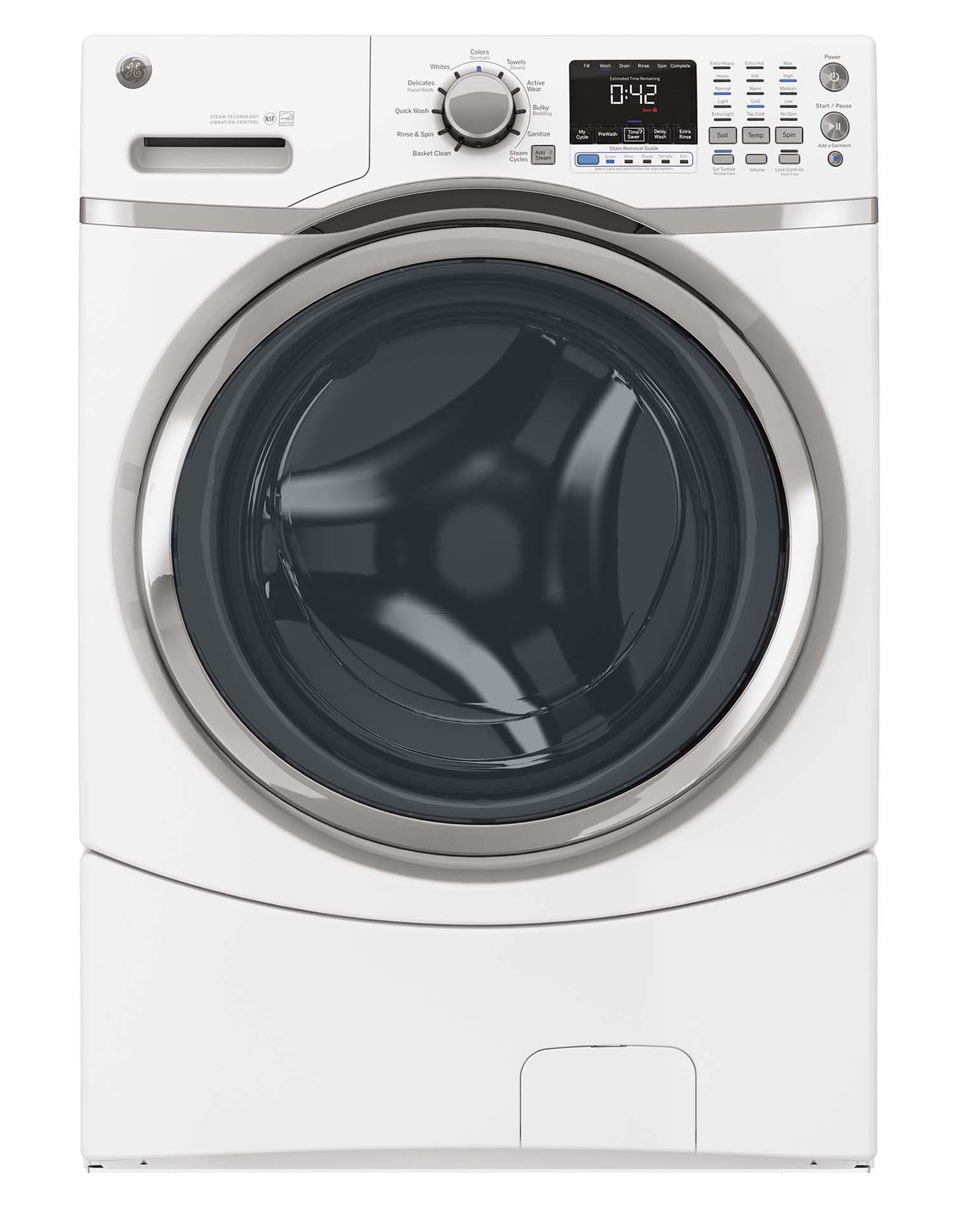 GE Appliances GFWS1700HWW 4.3 DOE cu. ft. FrontLoad Washer White
