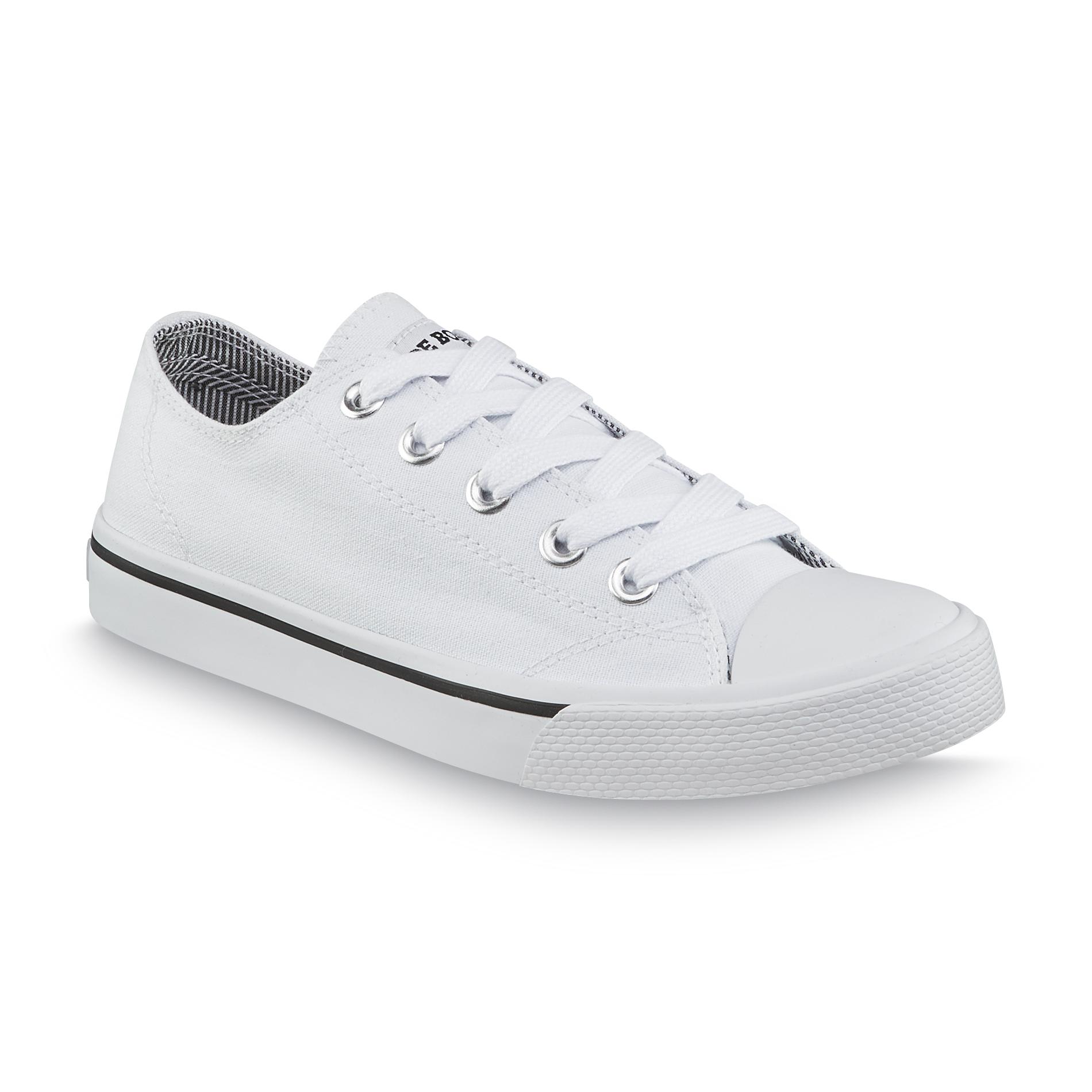 Joe Boxer Women's Stella White LaceUp Sneakers Shop Your Way Online