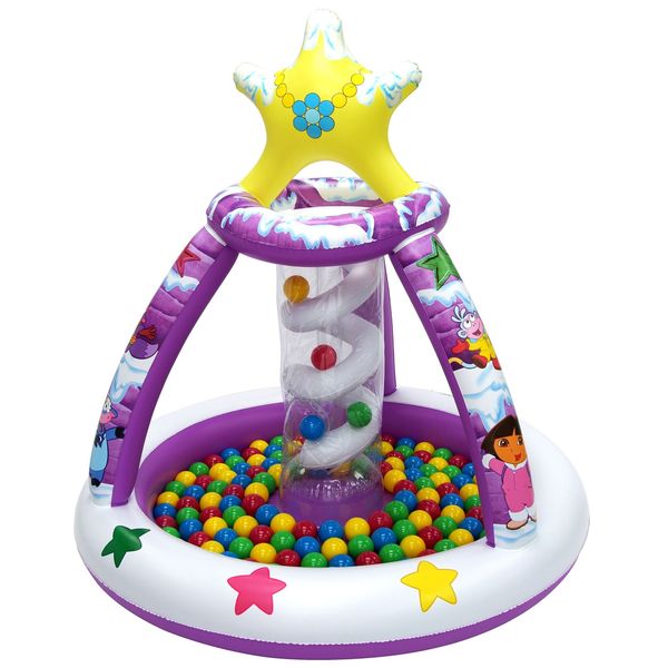 Nickelodeon Inflatable Playland with 50 Soft Flex Balls Dora Star