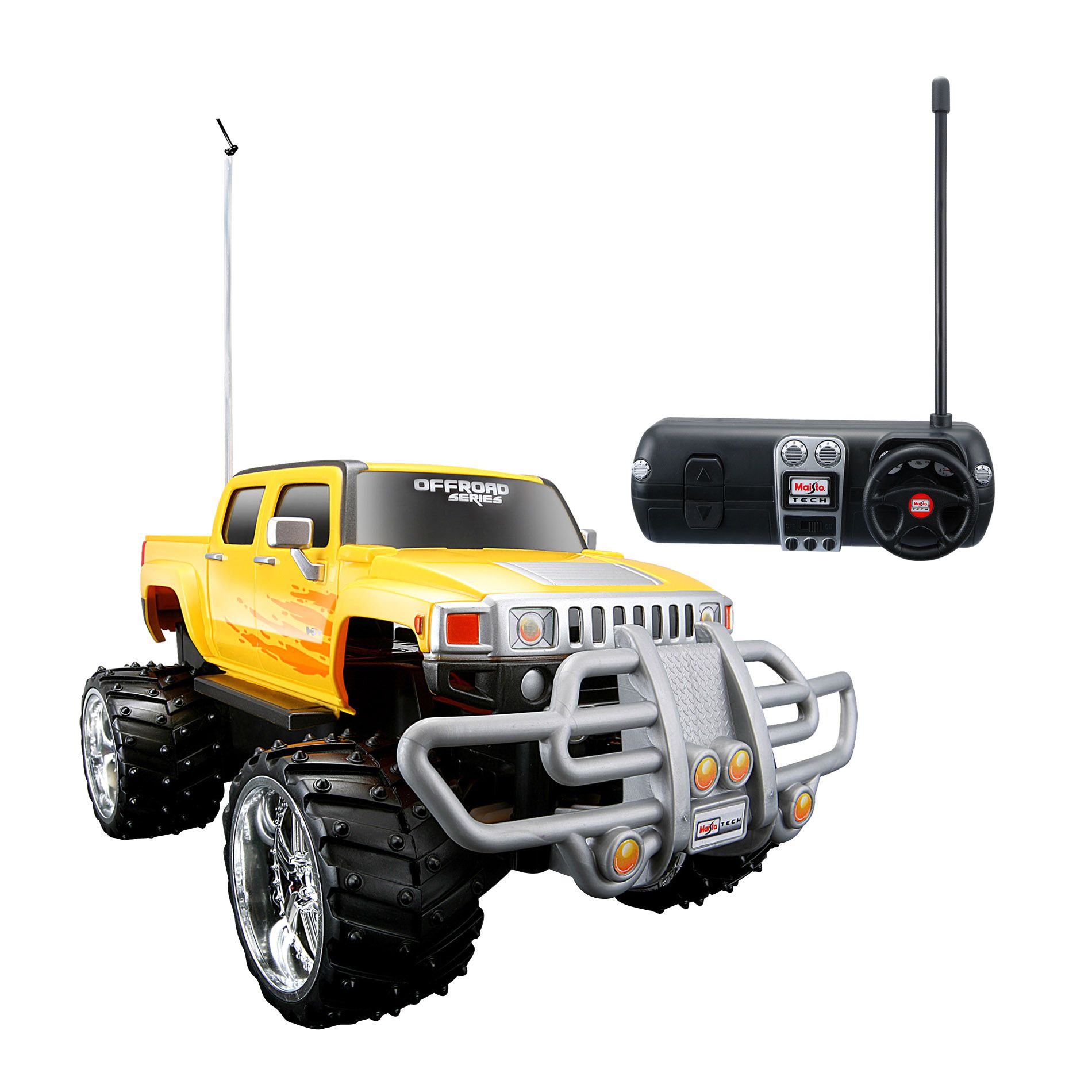 1:16 Off Road Hummer H3T - Yellow at mygofer.com
