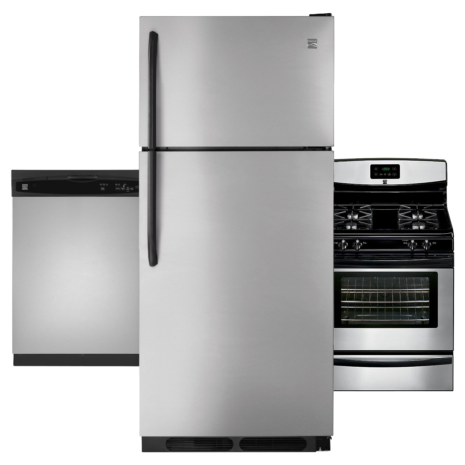 Kenmore 3 Piece Kitchen Suite - Stainless Steel