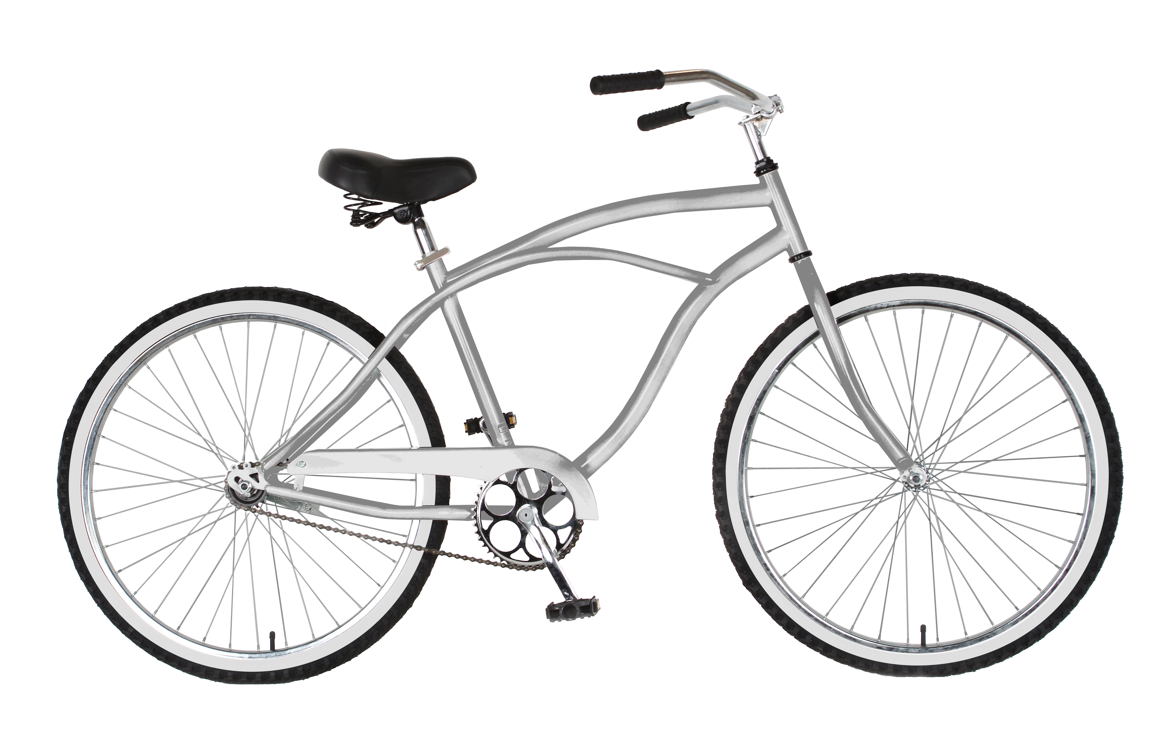 Cycle Force Group Cycle Force 26 inch Men's Cruiser Bike, Silver