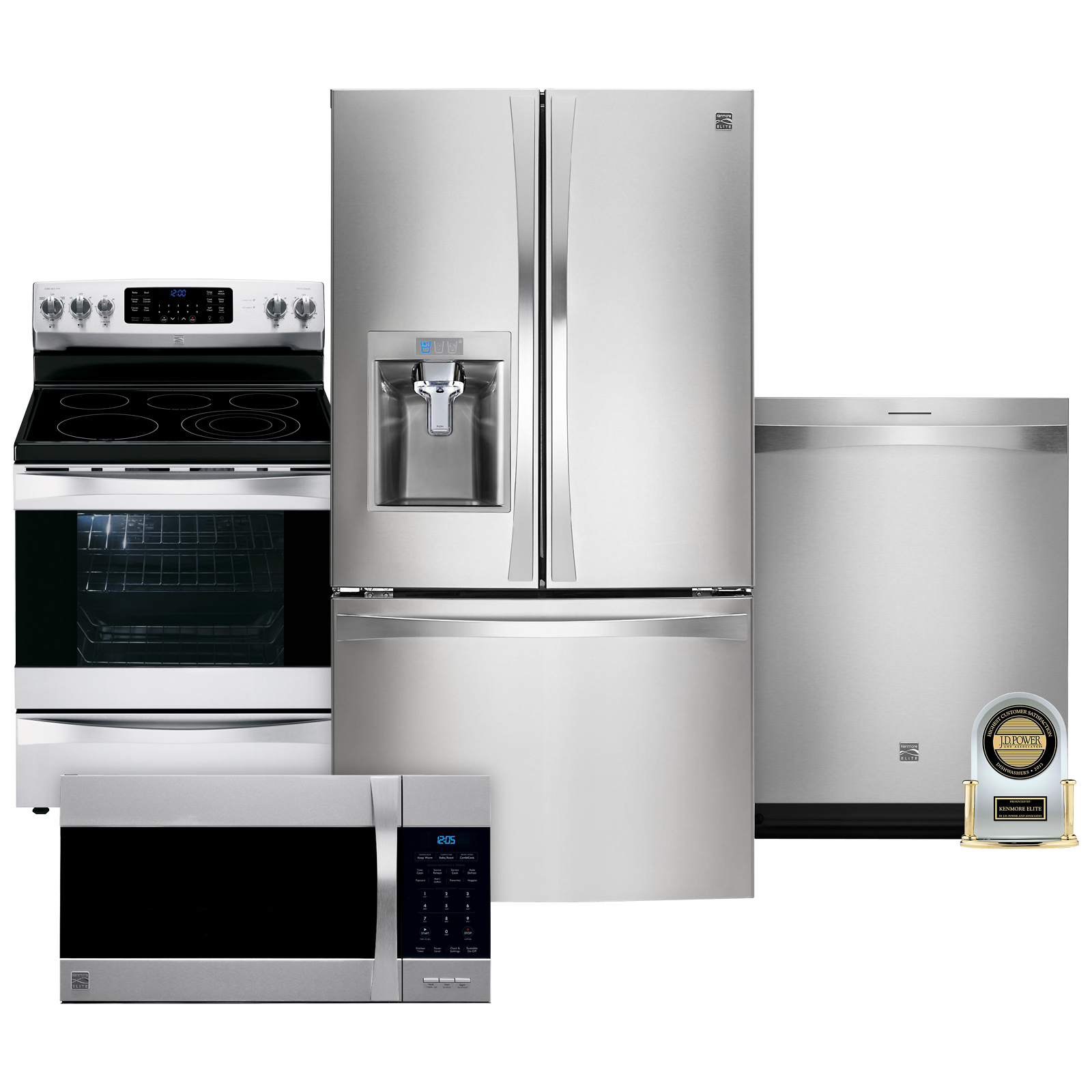 Kenmore Elite 4 Piece Kitchen Package  Appliances 