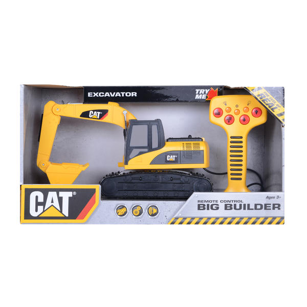 Caterpillar Toys Big Builder Excavator Toys & Games Vehicles