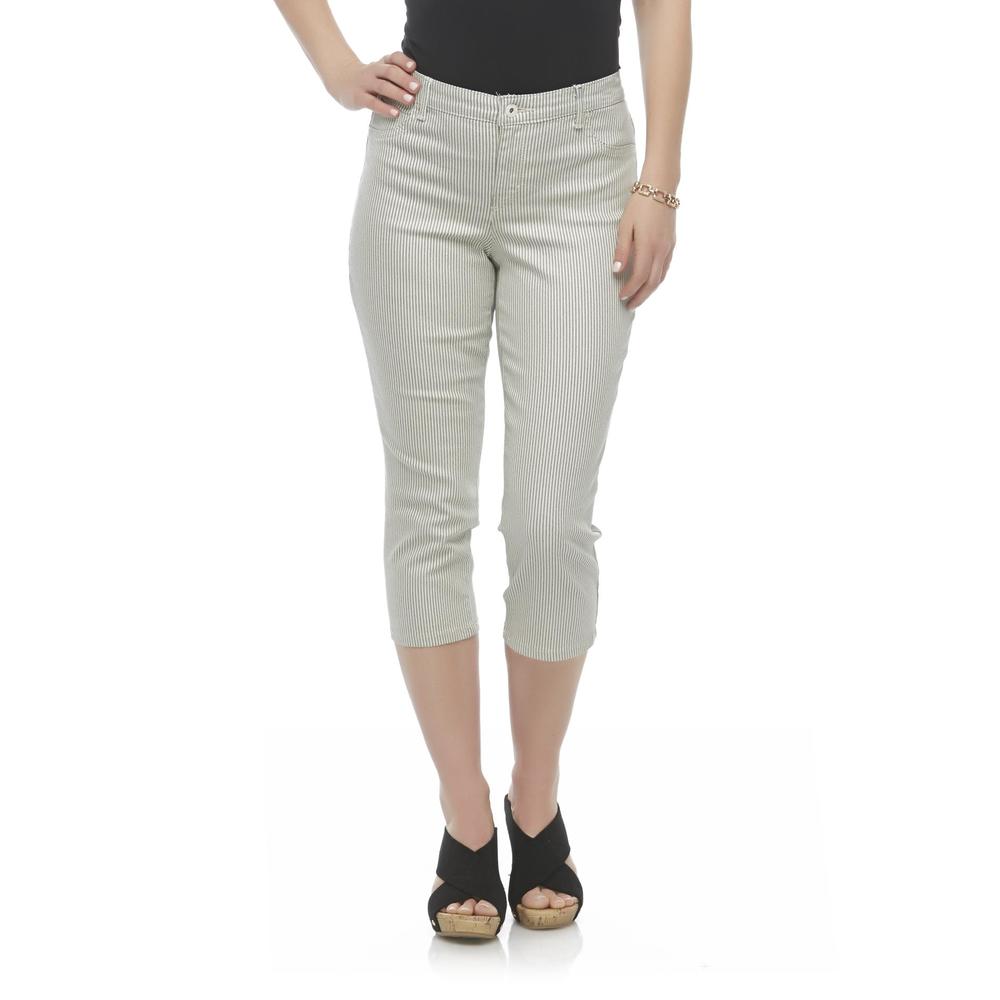Women's Sadie Super-Stretch Capri Pants - Striped