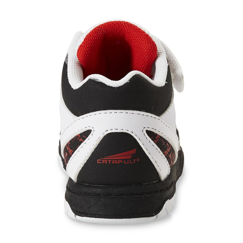 Toddler Boy's General White/Black/Red High-Top Basketball Shoe