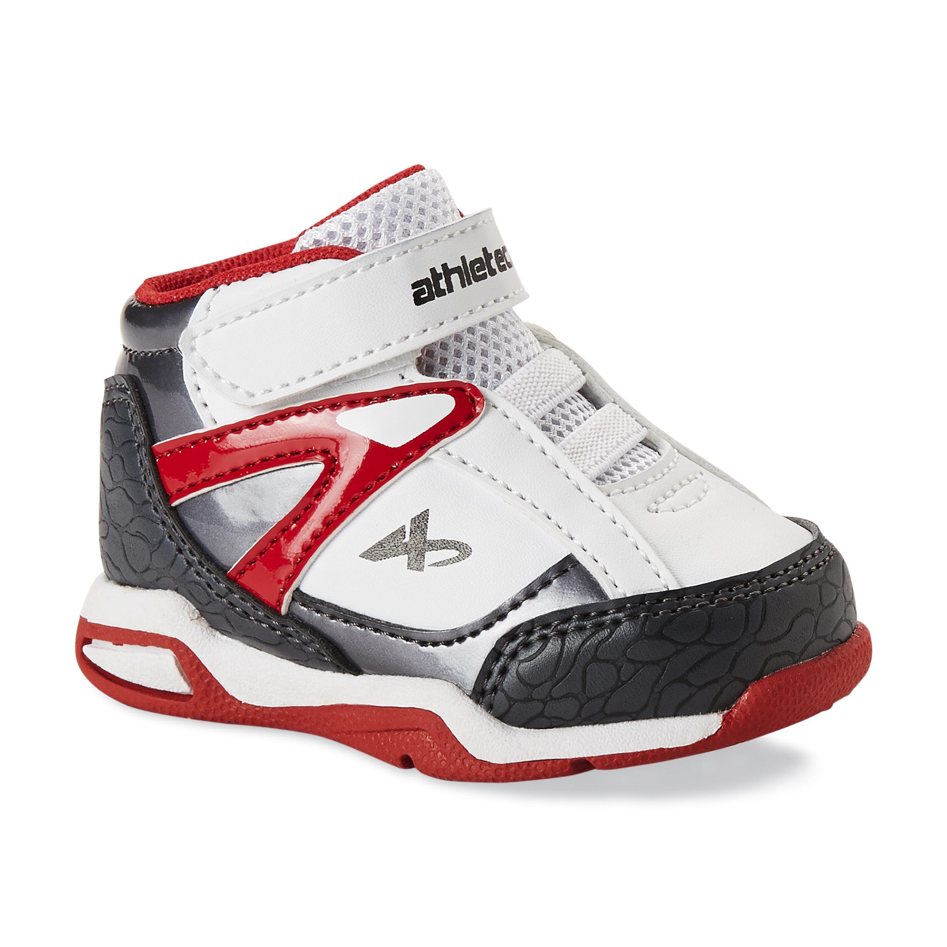 Toddler Boy's Terminator White/Gray/Red Athletic Shoe
