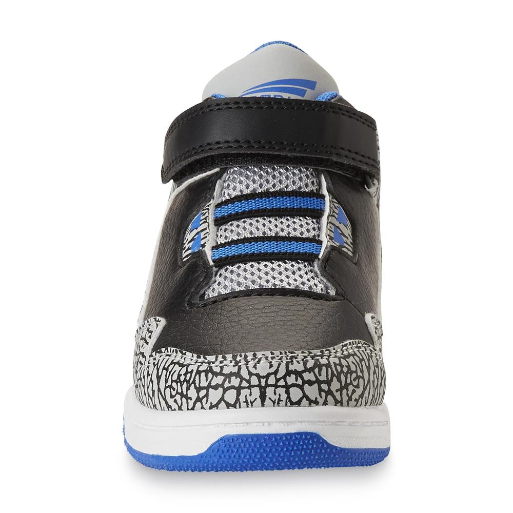 Toddler Boy's Commander Black/Blue/Gray Basketball Shoe