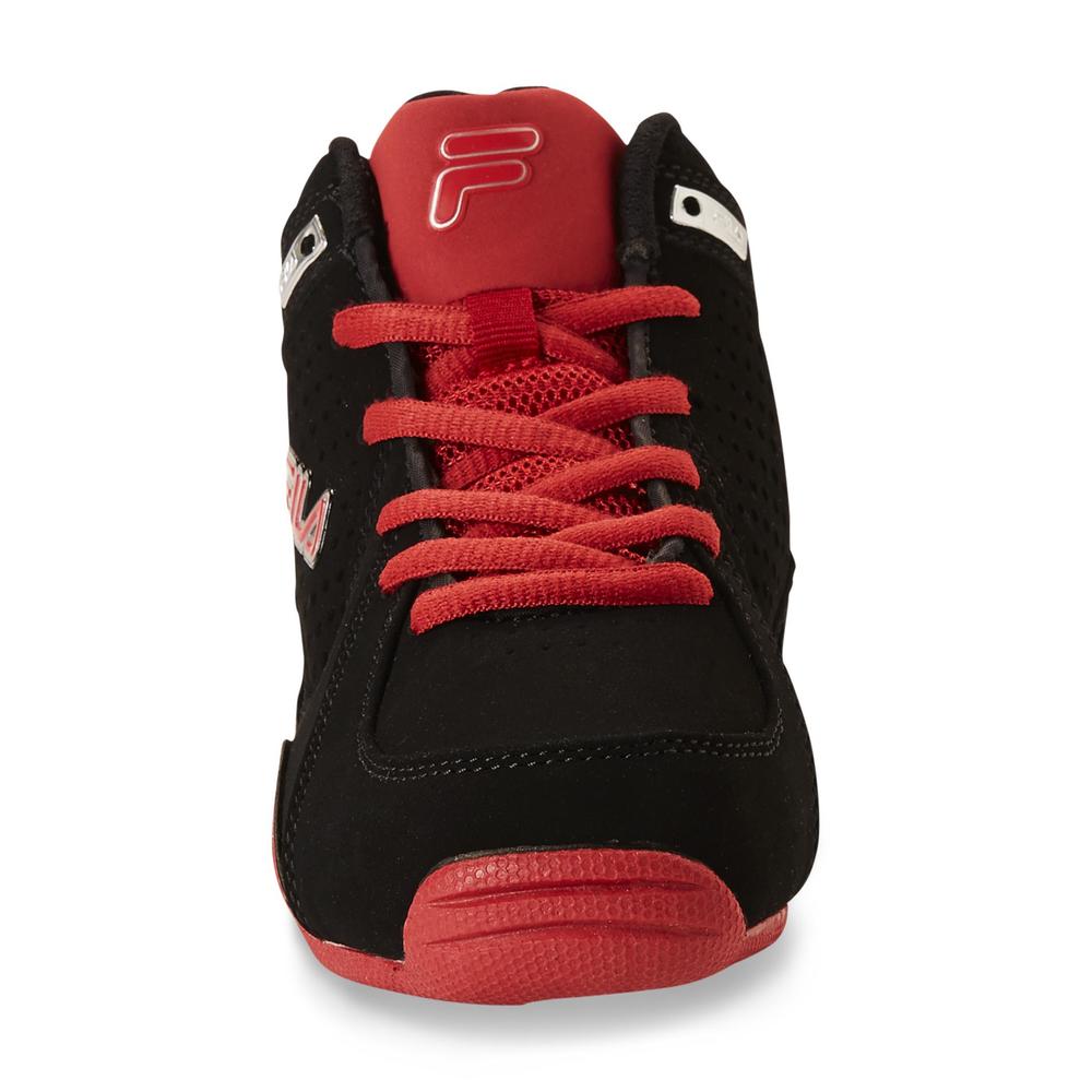 Boy's Leave It On The Court Black/Red Basketball Shoe