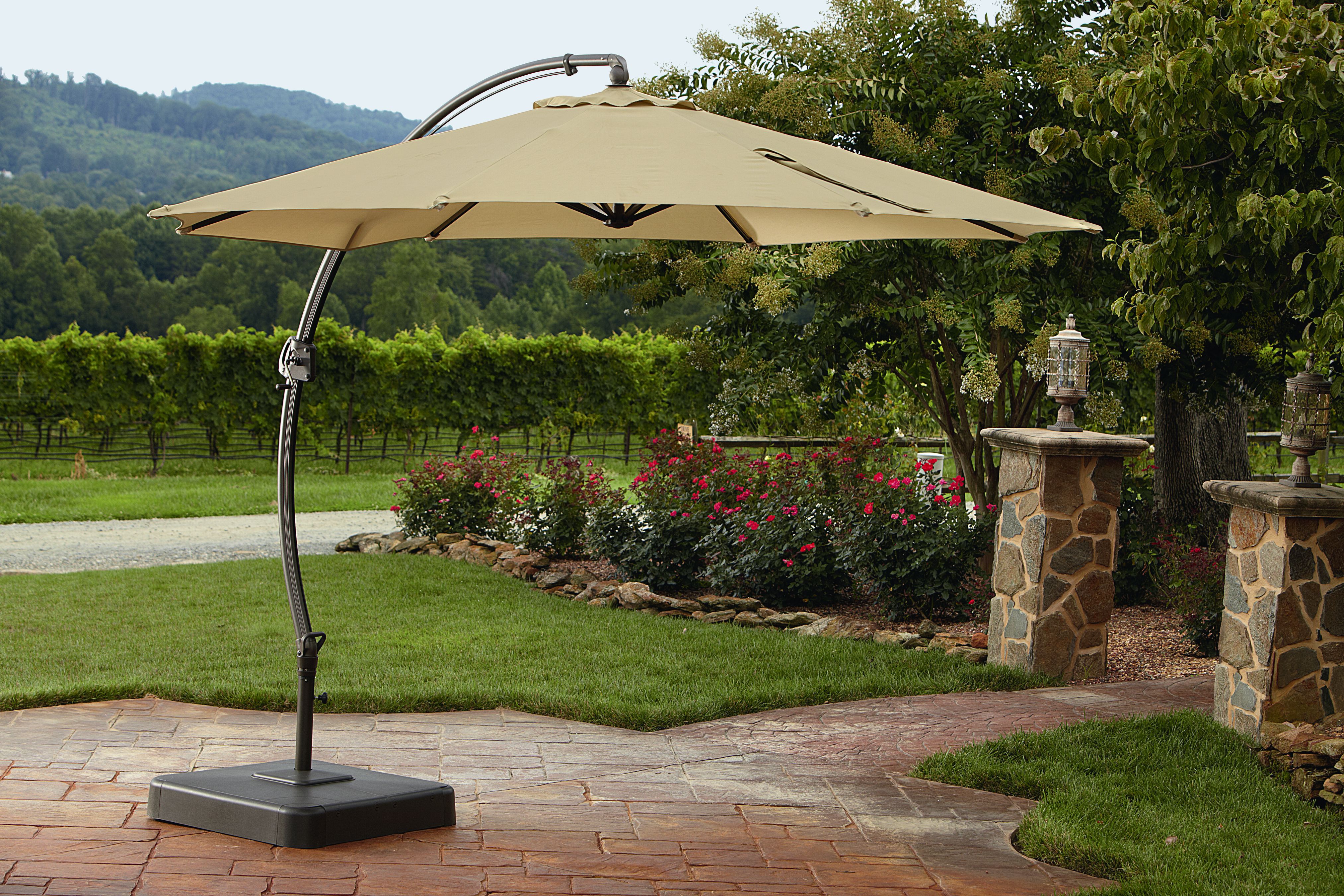 UPC 805670024239 - Garden Oasis 11.5 Ft. Steel Round Offset Umbrella w