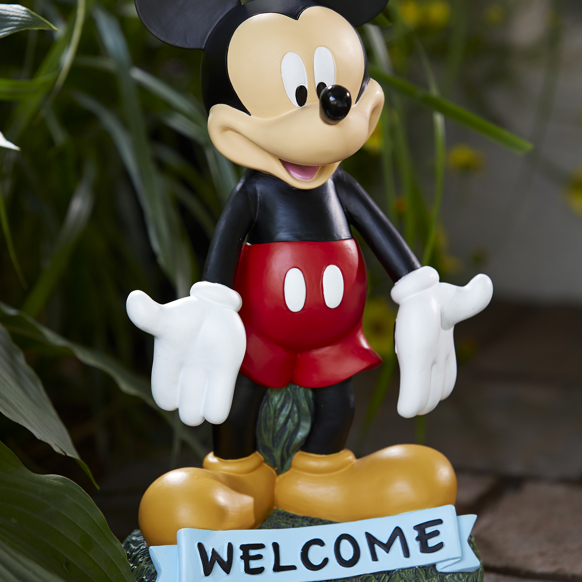 Mickey Mouse Welcome Outdoor Garden Statue - Limited Availability