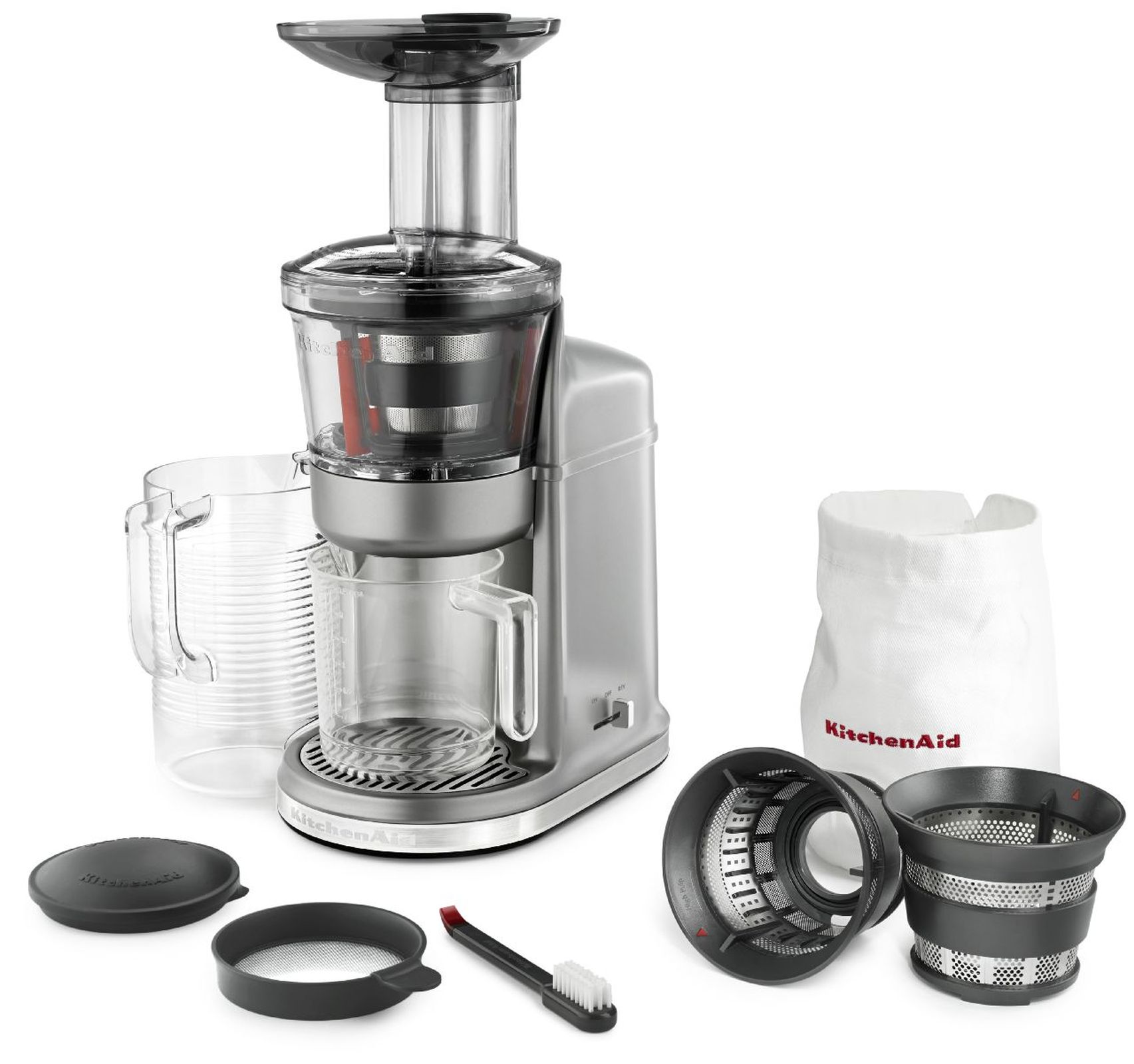 KitchenAid KvJ0111CU Maximum Extraction Juicer - Contour Silver - Appliances - Small Kitchen ...