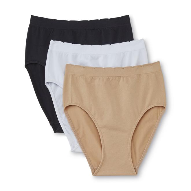 Pink K Women's 3Pairs Brief Panties
