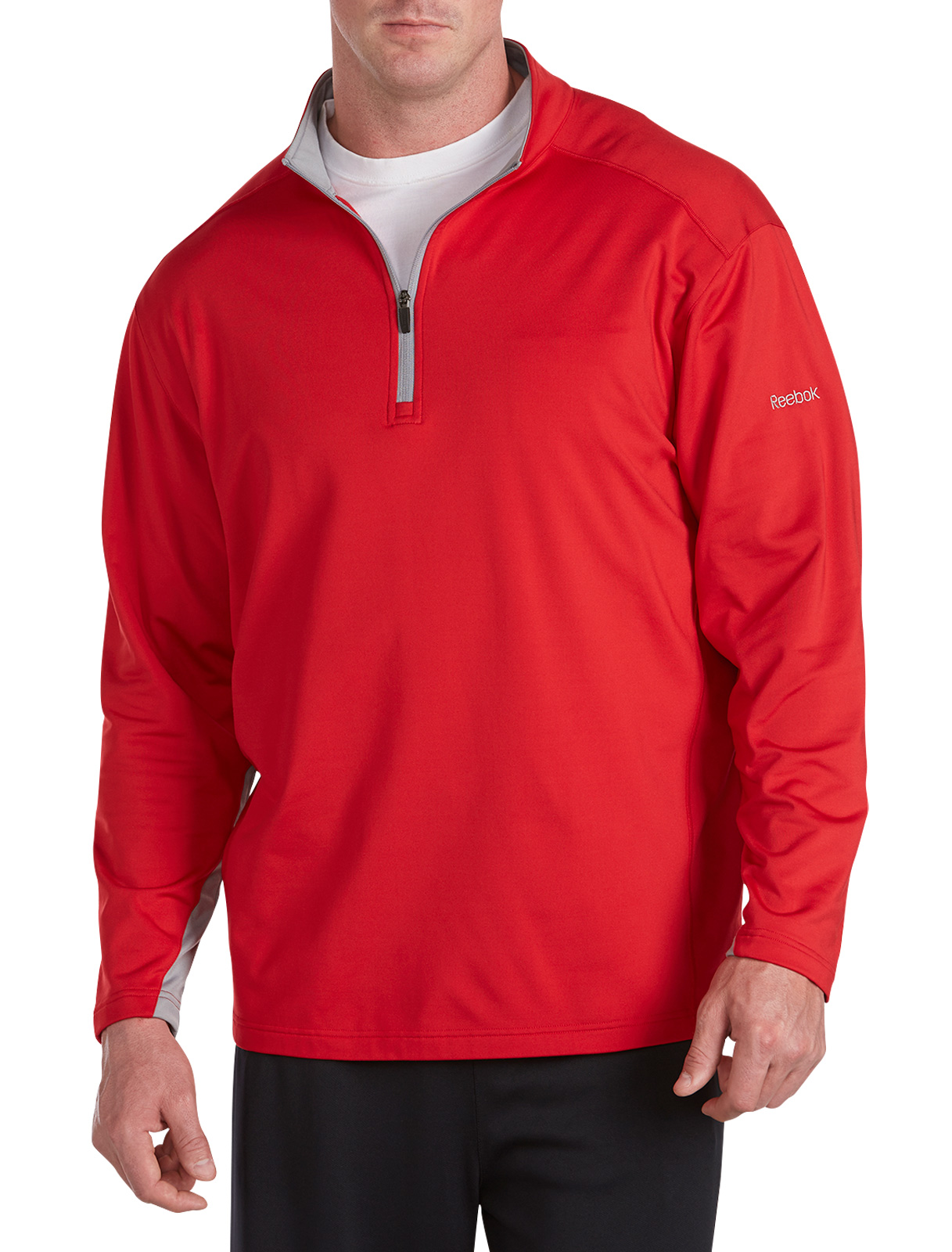 Reebok Men's Big and Tall Play Dry&#174; Performance 1/4-Zip Pullover