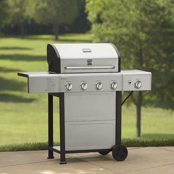Kenmore PG40401SOL 4Burner Gas Grill with Side Burner Sears