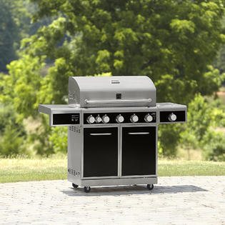 Kenmore 5-Burner Gas Grill with Ceramic Searing and ...