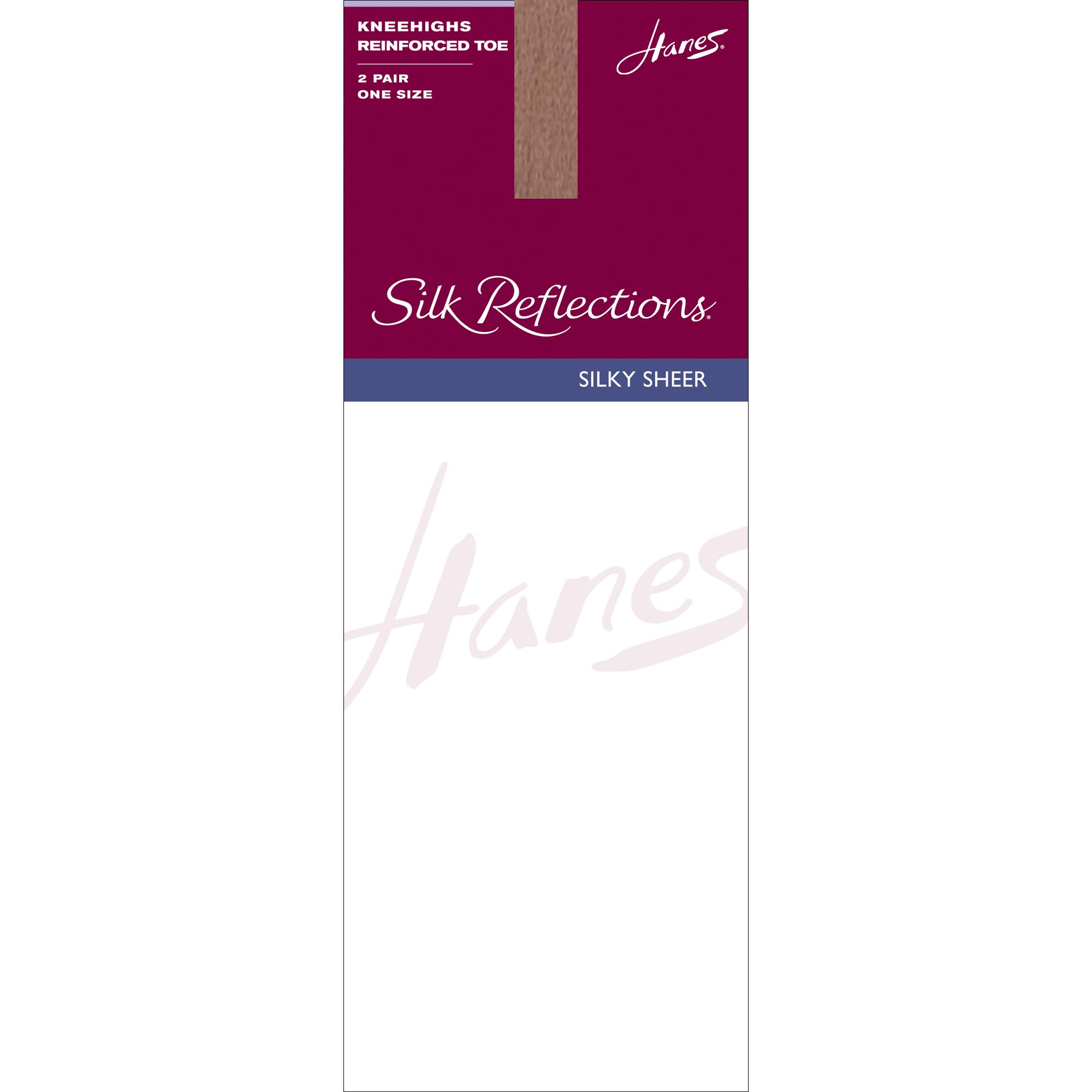 Hanes Pantyhose Silky Sheer Knee High Reinforced Toe at Sears.com