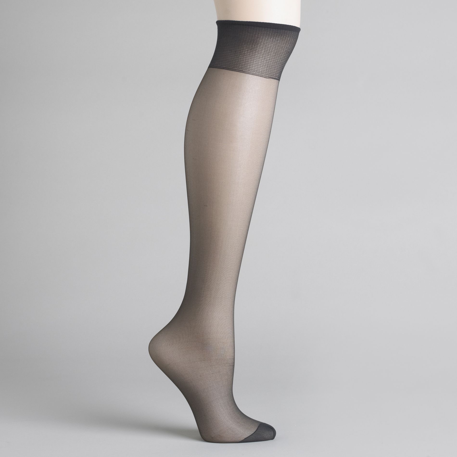 Hanes Pantyhose Silky Sheer Knee High Reinforced Toe Shop Your Way