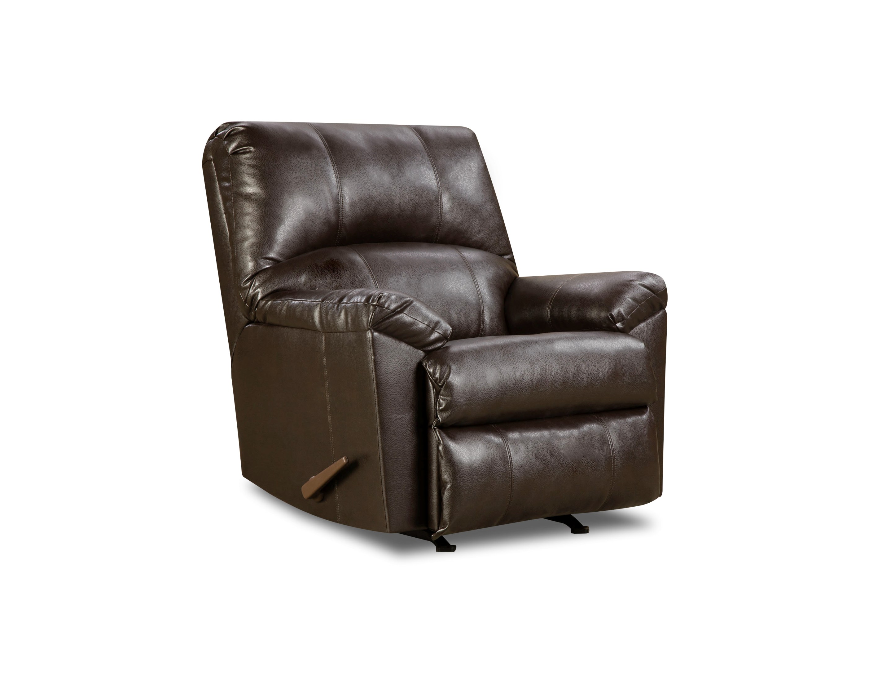 499.00 Simmons Upholstery Bentley Brown Cuddler Recliner dealepic