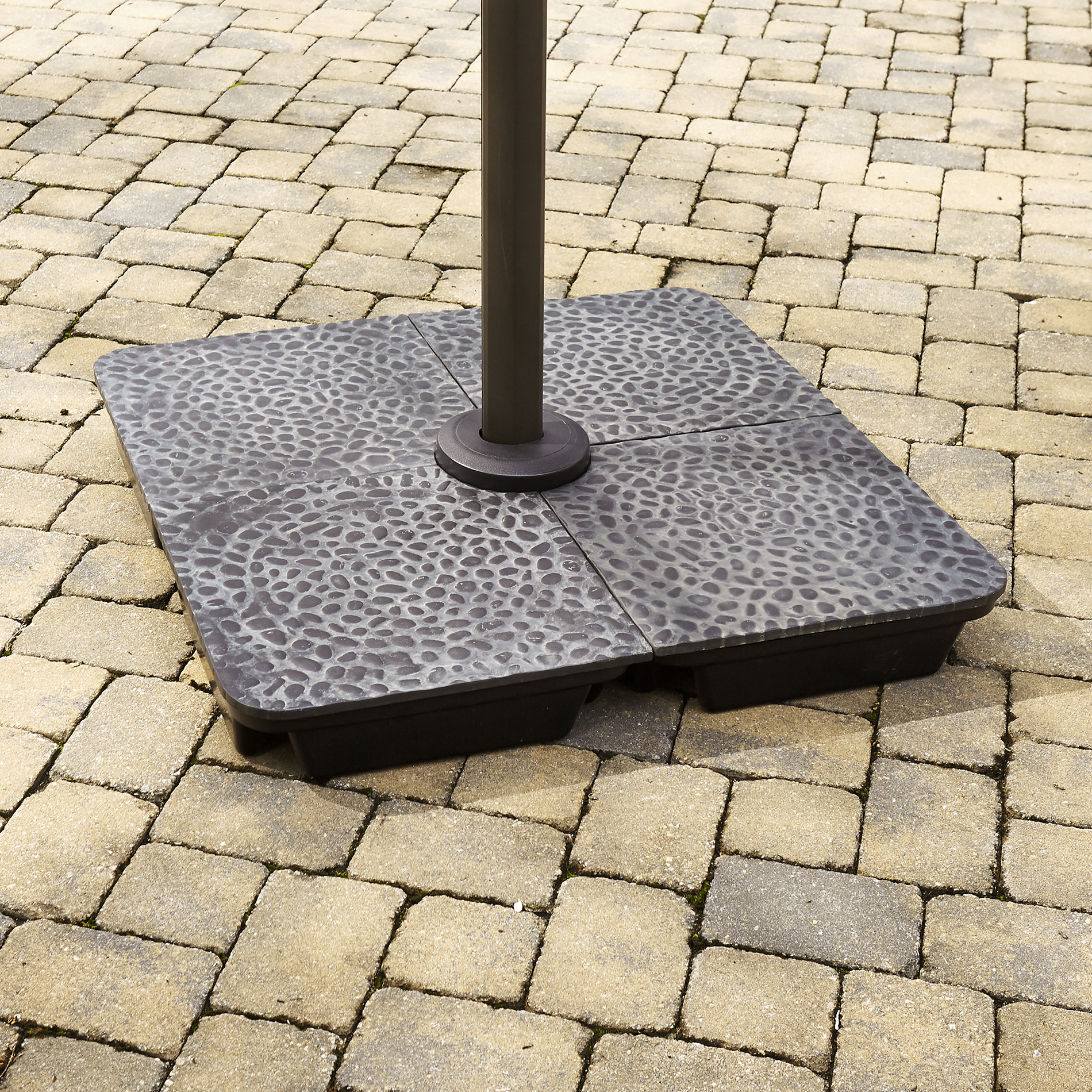 UPC 848681036648 Offset Umbrella Base Kit Cobblestone