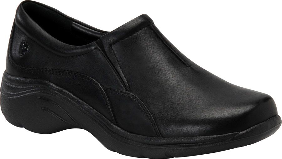 Doreen Slip-Resistant Black Women's Nursing Shoe # 250901