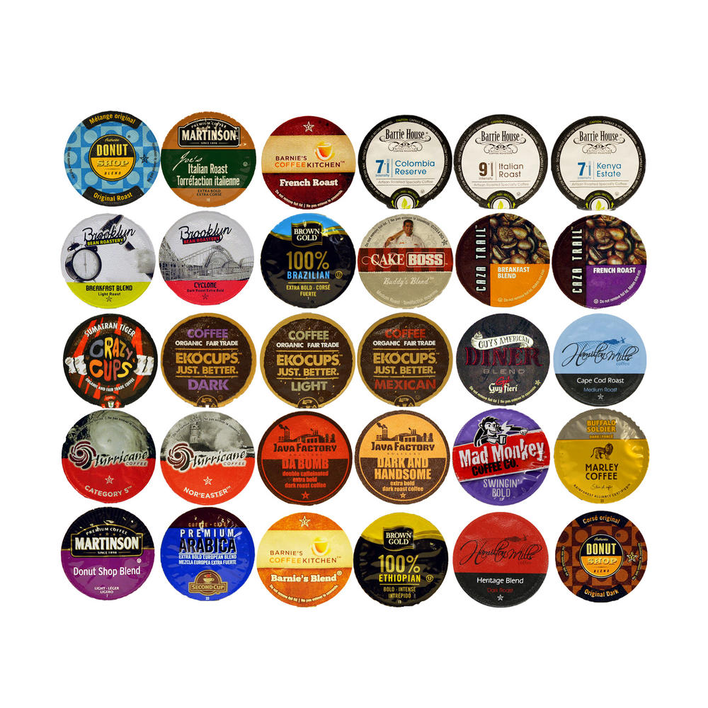 Coffee Only Deluxe Sampler for Keurig Kcup Brewers, 30 count