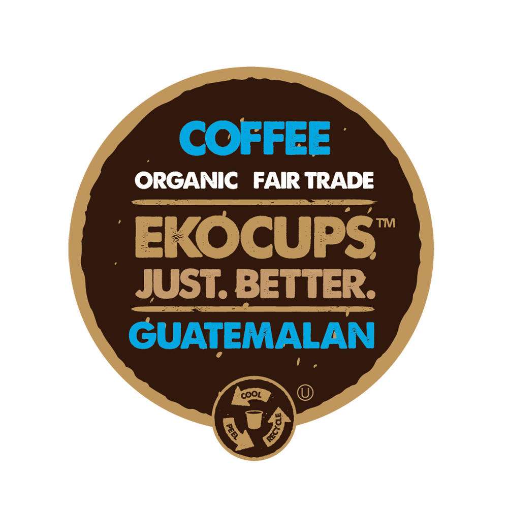 USDA Certified Organic and Fair Trade Gourmet Coffee for Keurig Kcup brewers, Guatemalan, 40 Count