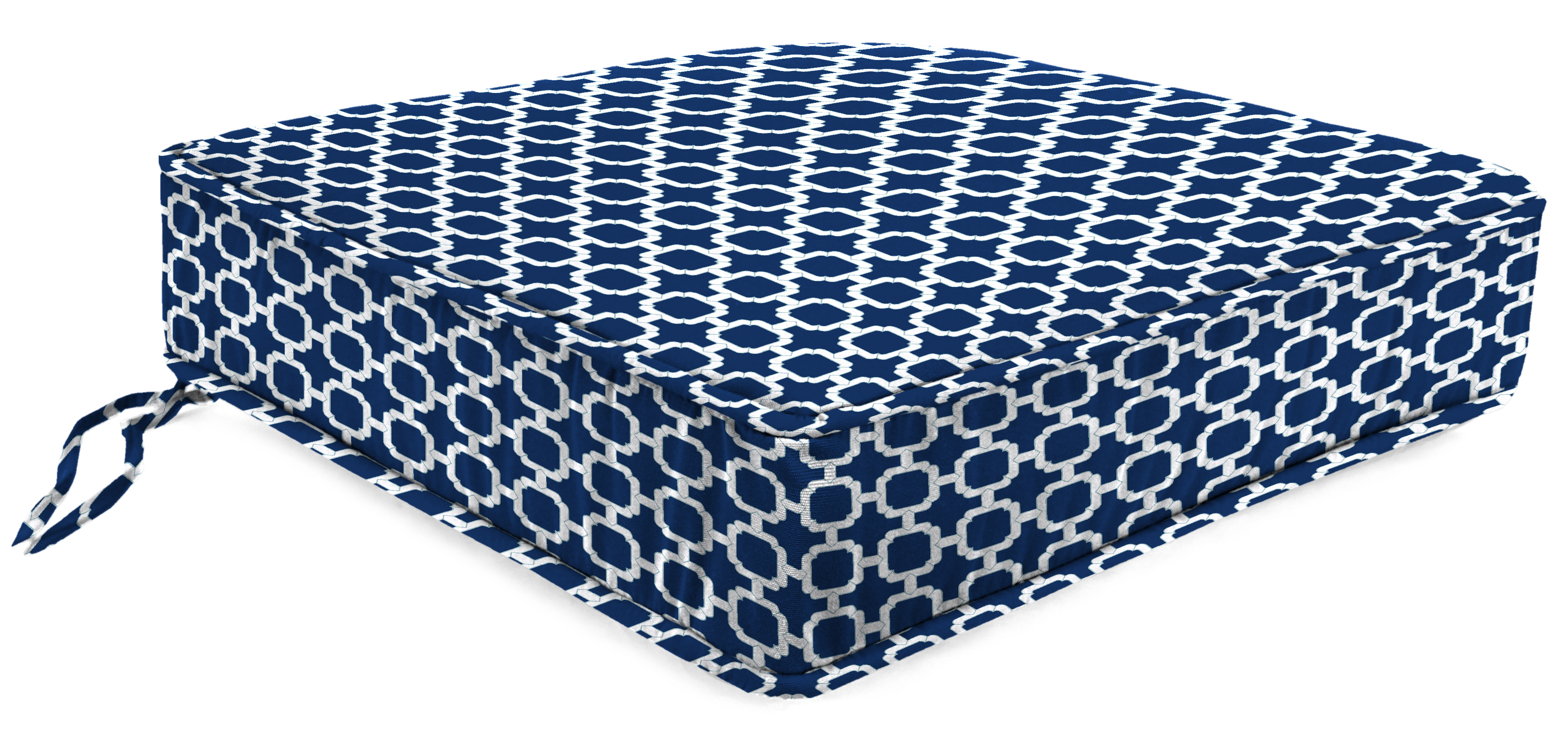 Patio Deep Seat Cushion with Welt in Hockley Navy