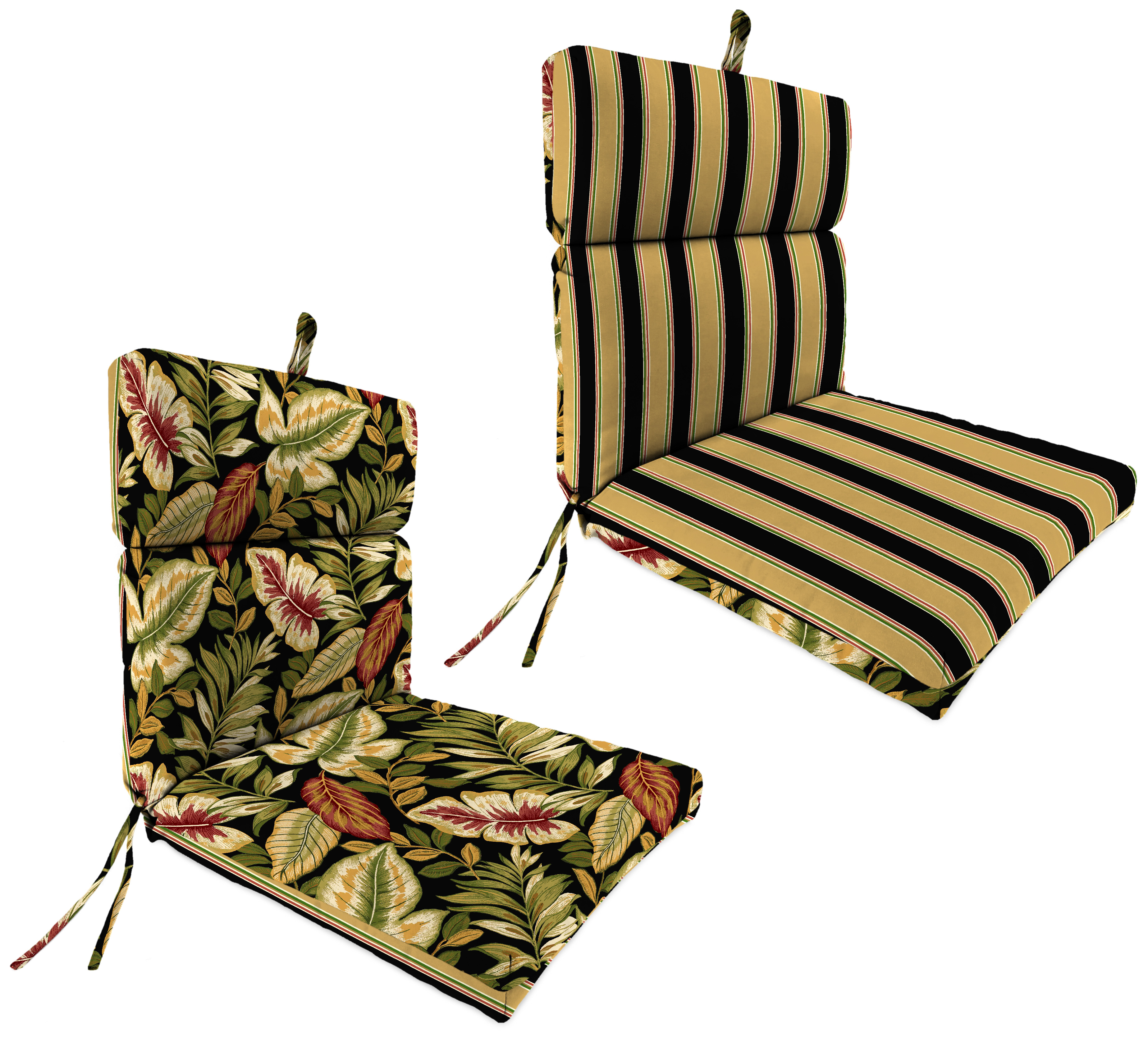 Jordan Manufacturing Co., Inc. French Edge Patio Chair Cushion in Coach