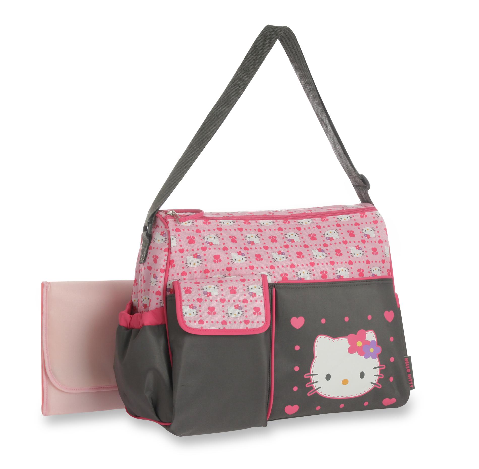 Hello Kitty Diaper Bag & Changing Pad