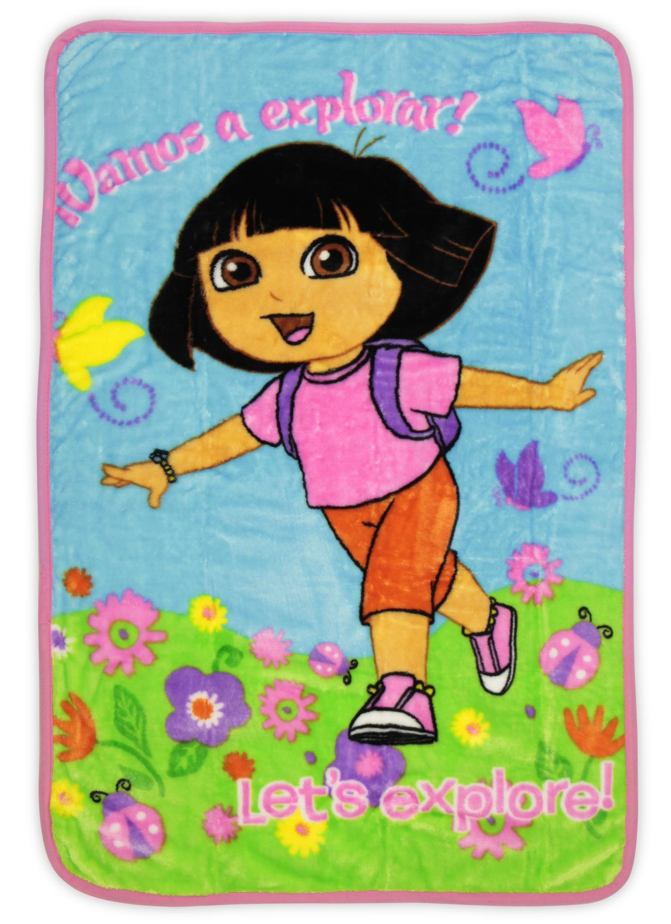 UPC 092317113368 Nickelodeon Dora the Explorer Toddler Girl's Fleece Blanket