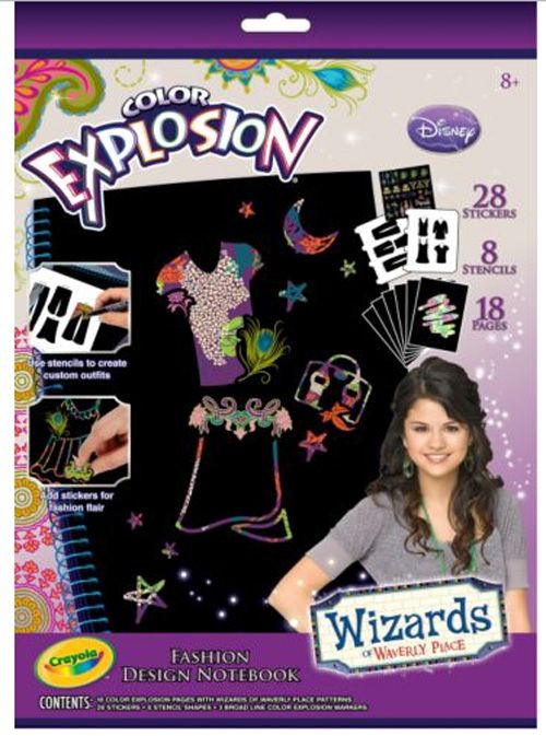 Color Explosion - Wizards of Waverly Place Fashion Design Notebook