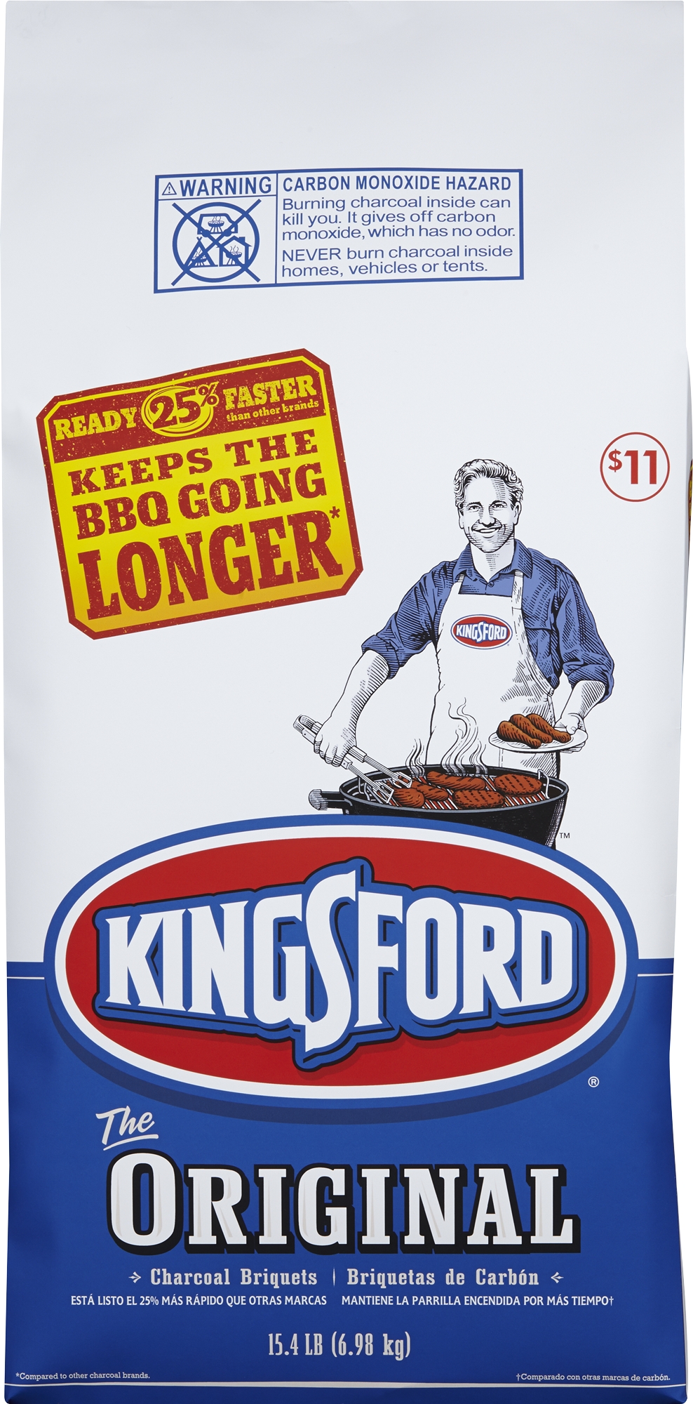 UPC 044600311821 Kingsford Original Charcoal Briquettes 15.4 lb Bag
