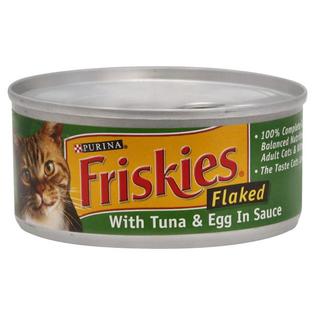 Friskies Wet Flaked with Tuna & Egg In Sauce Cat Food 5.5 ...