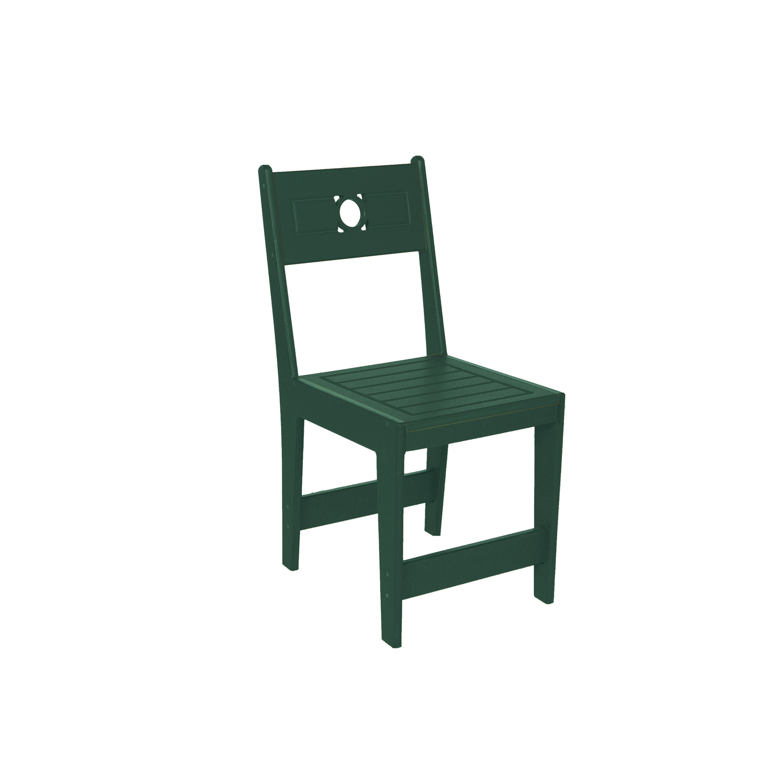 Caf&#233; Commercial Grade Dining Chair, Green